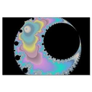  Luna di Amore Fractal Cool Large Poster by  