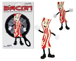 Bendable Mr. Bacon Bendable Action Figure Bacon Lover  