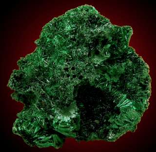Emerald Green SILKY MALACHITE Shiny Crystals Congo  