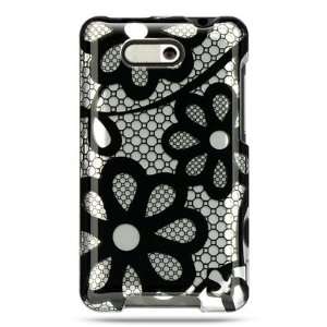  BLACK DAISY FLOWER DESIGN CASE for the HTC ARIA 