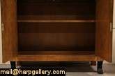 Signed by high end maker, Baker, a lighted bar cabinet in 
