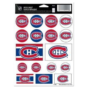  MONTREAL CANADIENS OFFICIAL 5X7 NHL STICKERS Sports 