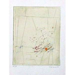    Lignes   Point Orange by James Coignard, 12x15