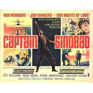  Captain Sindbad   Movie Poster   11 x 17