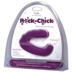  Rock Chick Silicone Personal Massager   Purple Health 