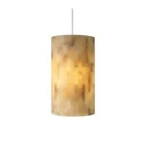  Coliseum One Light Pendant in Bronze Shade Color Natural 