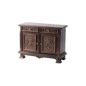  Miniature Carved Tudor Chest sold at Miniatures Toys 