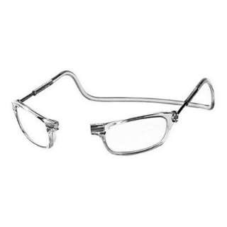 CLIC READERS ADJUSTABLE CLEAR FRAME 2.50 STRENGTH NEW  