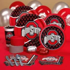  Ohio State Buckeyes College Deluxe Party Pack 8 Toys 