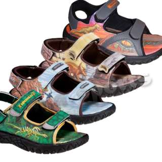 NEW DINORAMA DINOSOLES TODDLERS & KIDS LIGHT UP SANDALS UK SIZE 