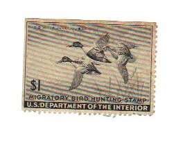   1946 Migratory Bird Hunting RW 12 Federal Duck Stamp NH OG Shovelers