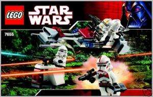 Lego 7655 Clone Troopers Battle (Instructions ONLY NEW)  