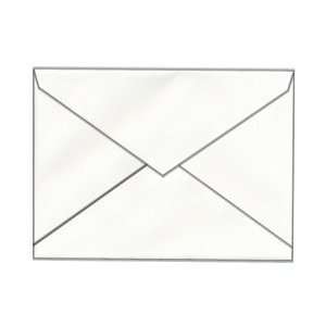  Cranes Lettra Pearl White Envelope A7 Pointed Flap 50/pkg 