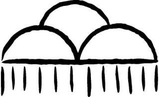 symbols rain cloud decal sticker display this decal with pride