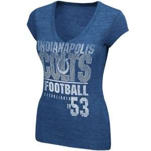  NFL Indianapolis Colts Ladies Royal Blue Victory Play V 