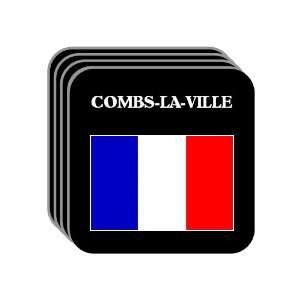  France   COMBS LA VILLE Set of 4 Mini Mousepad Coasters 