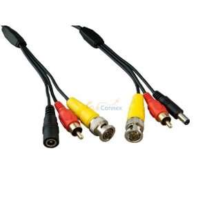  25ft Video, Audio & Power Security Camera Cable, BNC M/M 