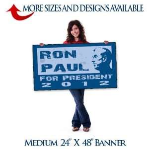  Ron Paul Grunge Banner (24X48)