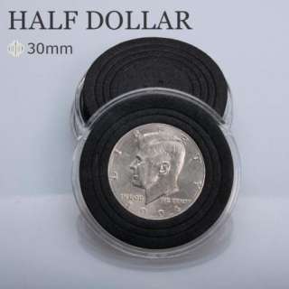 Coin Protection Holder Case Box 1*Storage Box+20*Coin circular holders 