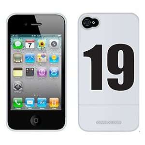  Number 19 on Verizon iPhone 4 Case by Coveroo  Players 