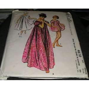  Vintage McCalls Misses #4610 Muu Muu For Slleping For 