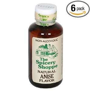 Spicery Shoppe Flavoring, Anise, 2 Ounce Bottles (Pack of 6)  