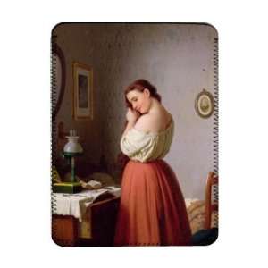  Young Woman Plaiting her Hair by Meyer von   iPad Cover 