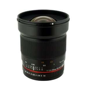  Rokinon 24mm F/1.4 Aspherical Wide Angle Lens for Olympus 