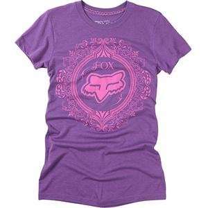  Fox Racing Womens Dot Com T Shirt   Small/Violet 