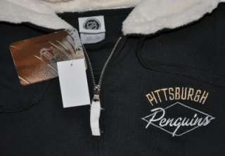 PITTSBURGH PENGUINS womens hoodie Jacket fur NHL New L  
