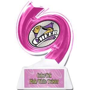  Cheerleading Hurricane Ice 6 Trophy PINK TROPHY/PINK TWISTER 