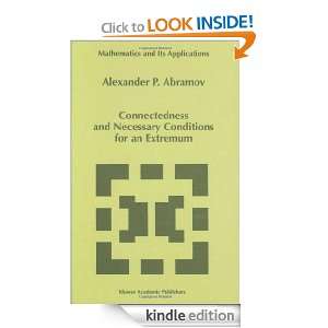 Connectedness and Necessary Conditions for an Extremum (Mathematics 