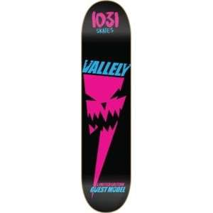  1031 Mike Vallely Guest Black / Pink Skateboard Deck   8 