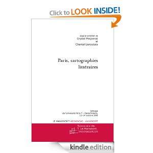 Paris, cartographies littéraires (SCIENCES DE LA) (French Edition 