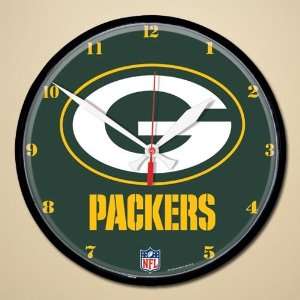  Green Bay Packers Logo & Name Round Wall Clock Sports 