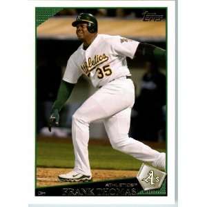 2009 Topps Baseball # 24 Frank Thomas Oakland Athletics   Shipped In 