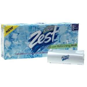  Zest Deodorant Bath Bar Soap 4.5 oz Cool Xtreme, 8 Count Beauty