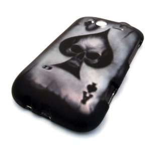  HTC Wildfire S Ace Skull Case Cover Skin Protector METRO 