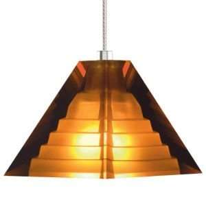  Pyramid Pendant by Tech Lighting  R034858   Shade  Amber 