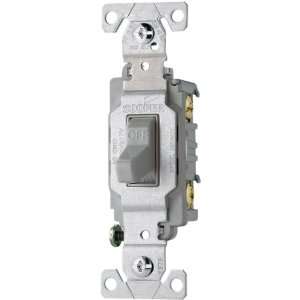   Specification Grade Single Pole AC Compact Toggle Switch, Gray Home