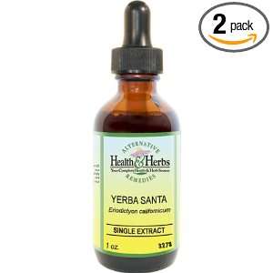 Alternative Health & Herbs Remedies Yerba Santa, 1 Ounce Bottle (Pack 