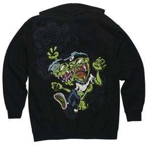   Industries Youth Creature Pullover Hoodie   Small/Black Automotive