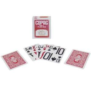  Copag Poker Size Magnum Index   Red Single Deck Sports 