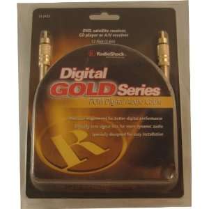   Shack Digital Gold Series 12 Ft. PCM Digital Audio Cable Electronics