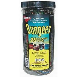   06320 10 Bungee Cord, Multi Pack, 20 Pc. Jar, Cut Case Automotive