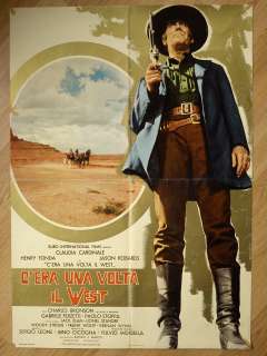 ONCE UPON A TIME IN THE WEST Sergio Leone   scarce photobusta 1968 