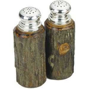 Hickory Salt & Pepper Shakers  Grocery & Gourmet Food