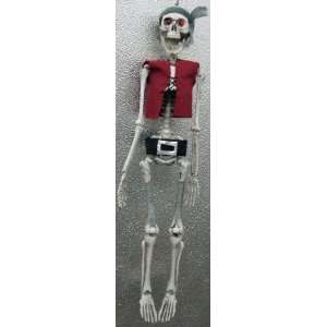   Halloween EH18674 Light Up Bloodied Pirate Skeleton Handing Decoration