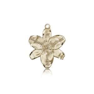  14kt Gold Chastity Medal Jewelry