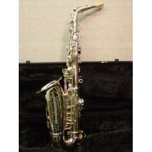  Wexler Nickel Plated Eb Alto Saxophone Model 1088 